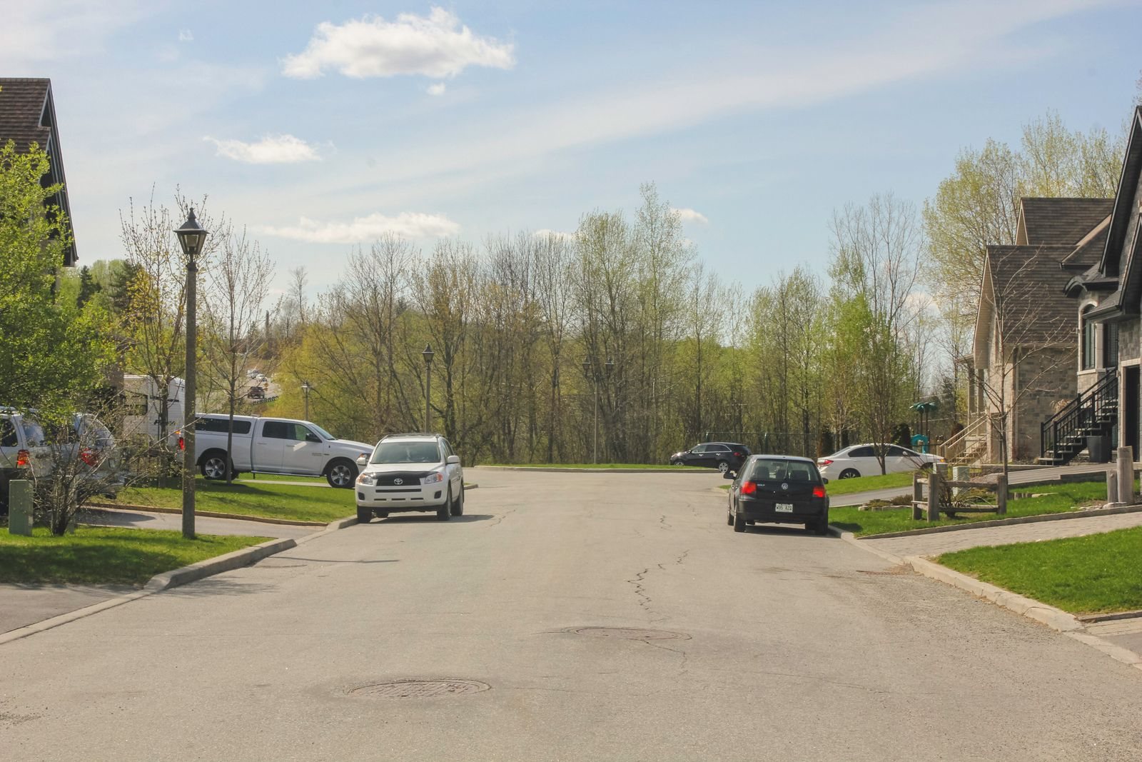 Rue résidentielle à Gatineau
